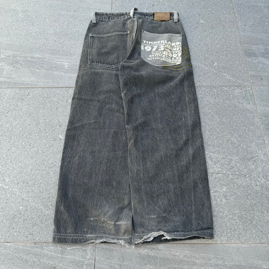 baggy timberland jeans - 32x29”