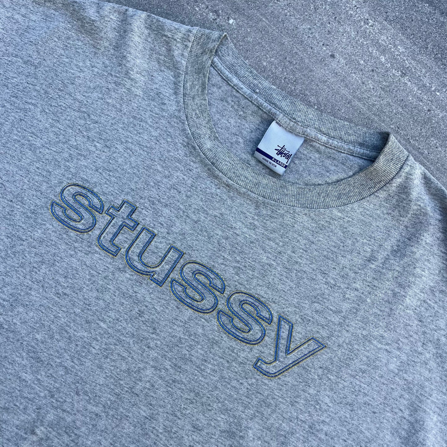 2001 stussy 3D logo tee - XL