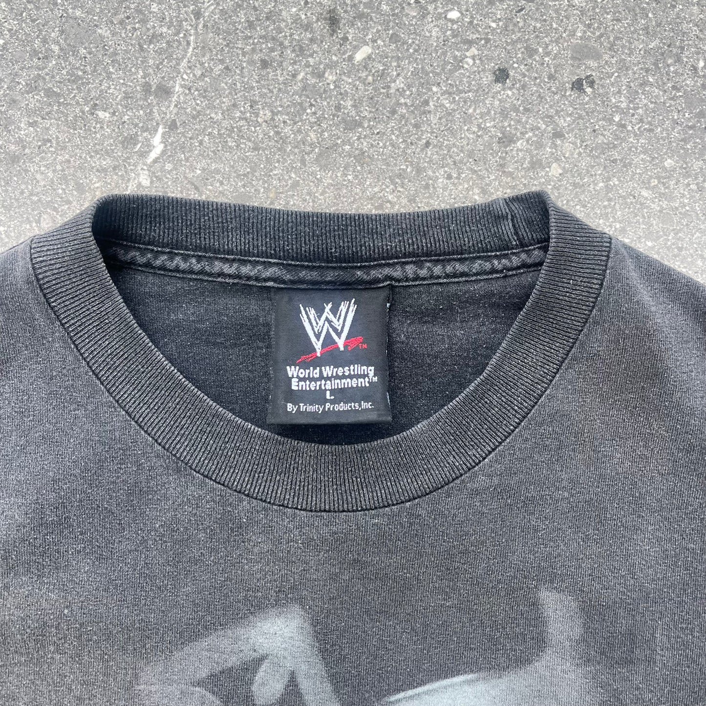 2002 WWE skull tee - L