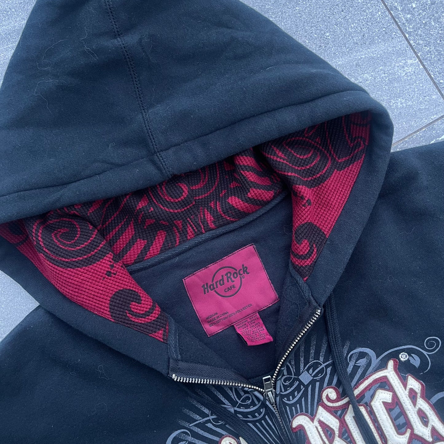 2000s hard rock hoodie - M