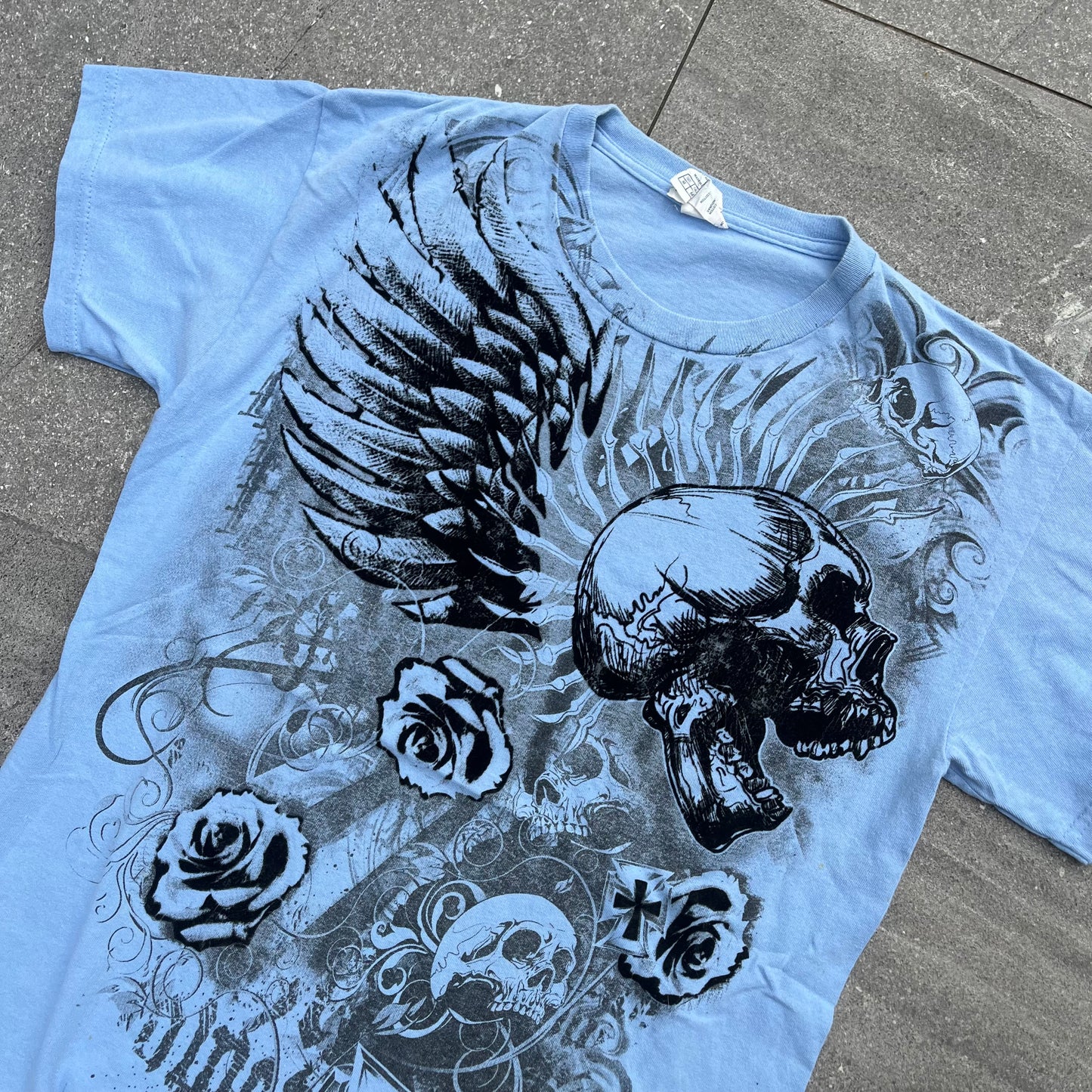 delta skull tee - M