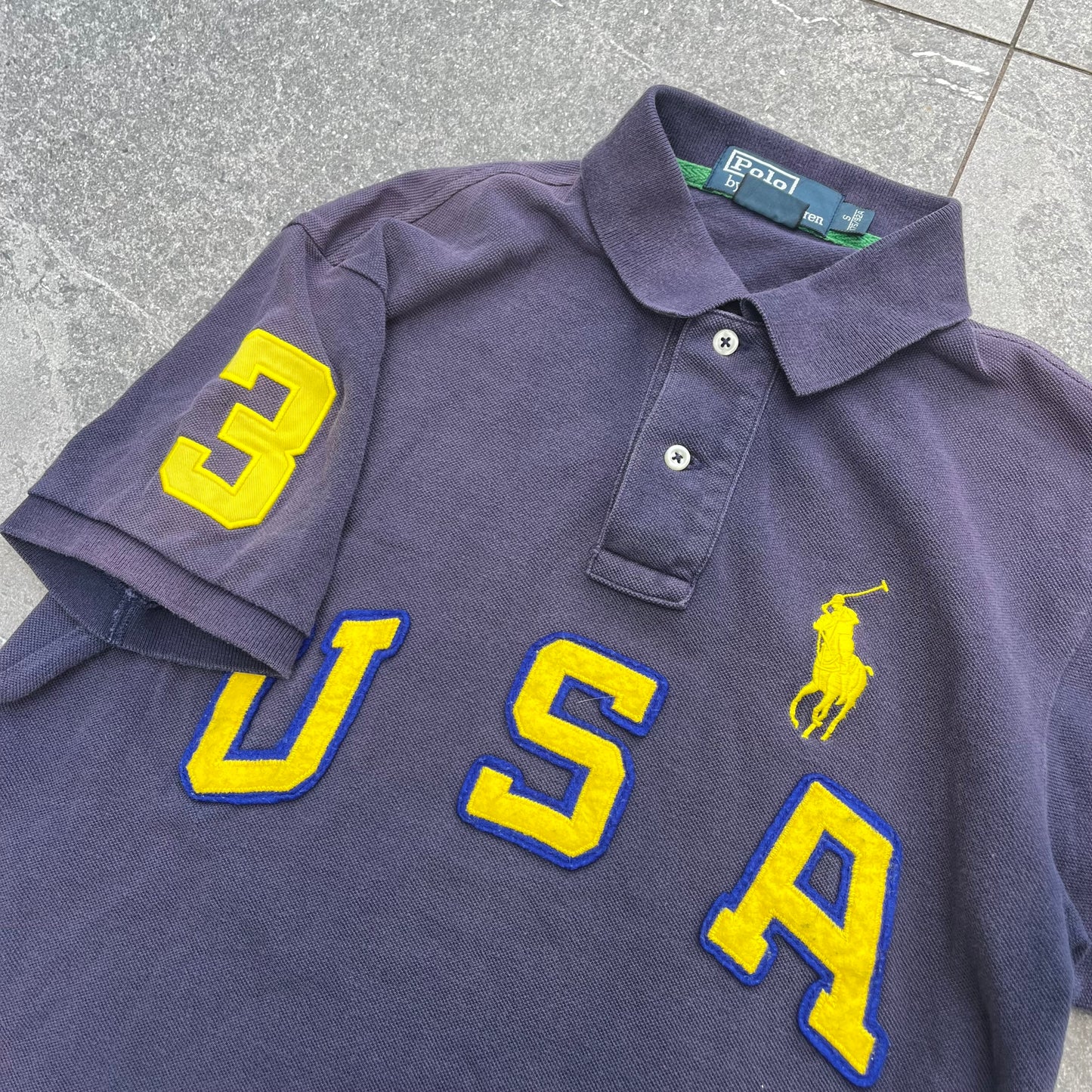 ralph lauren ‘usa’ polo - S