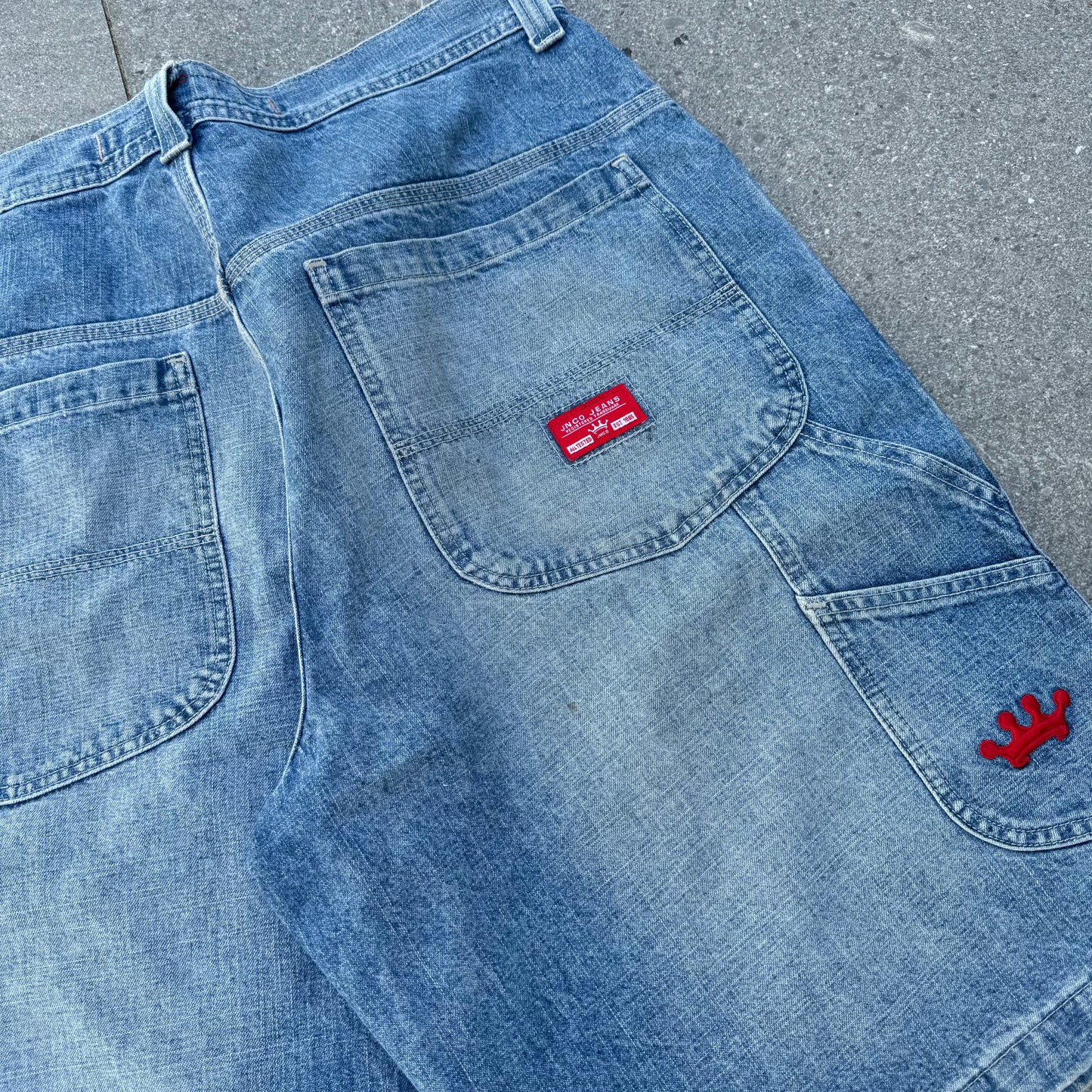 JNCO crown jorts - 36”