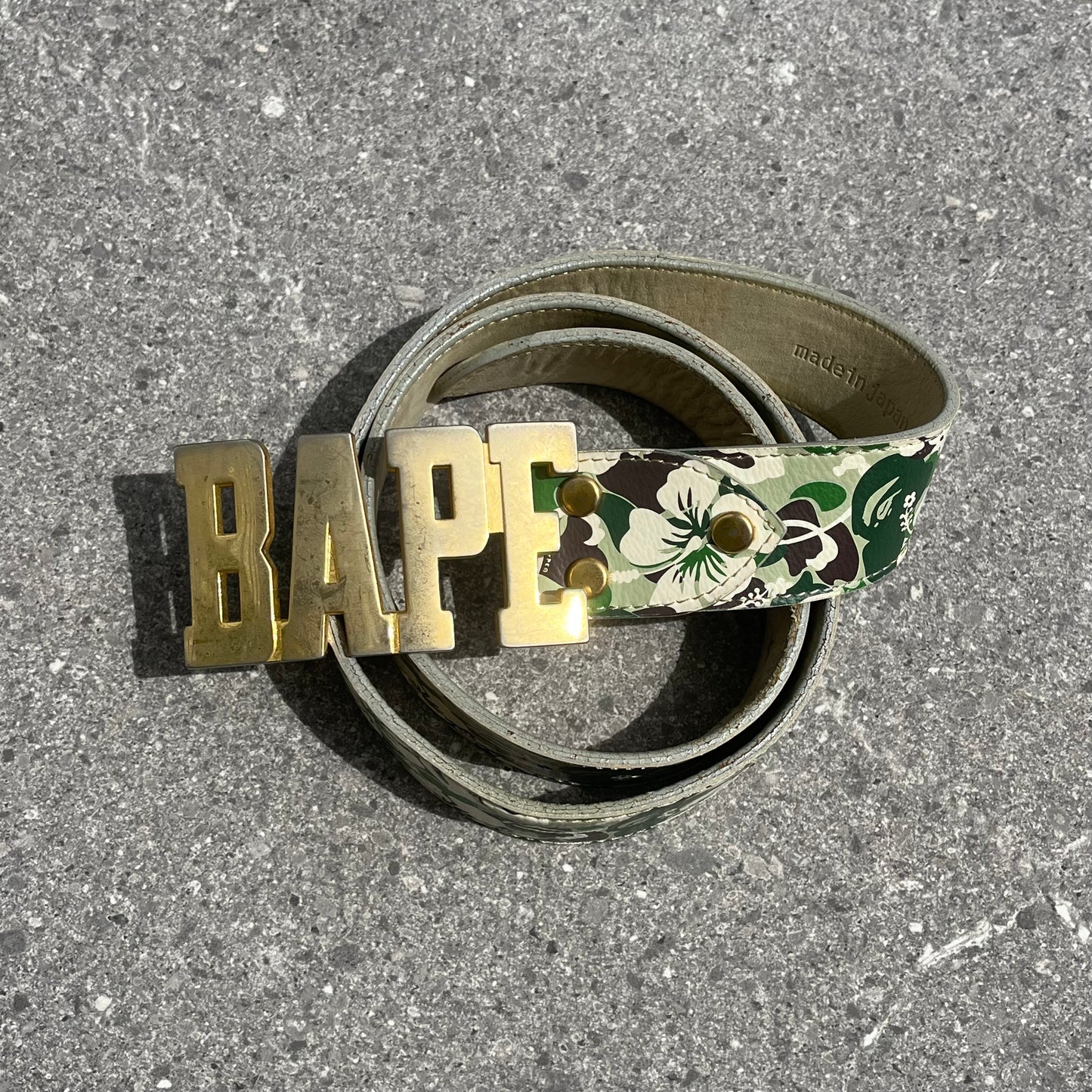 bape floral belt