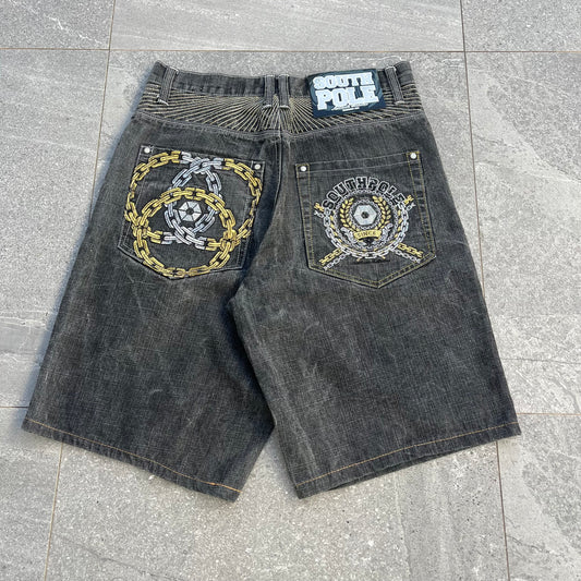 2000s grail southpole jorts - 36”