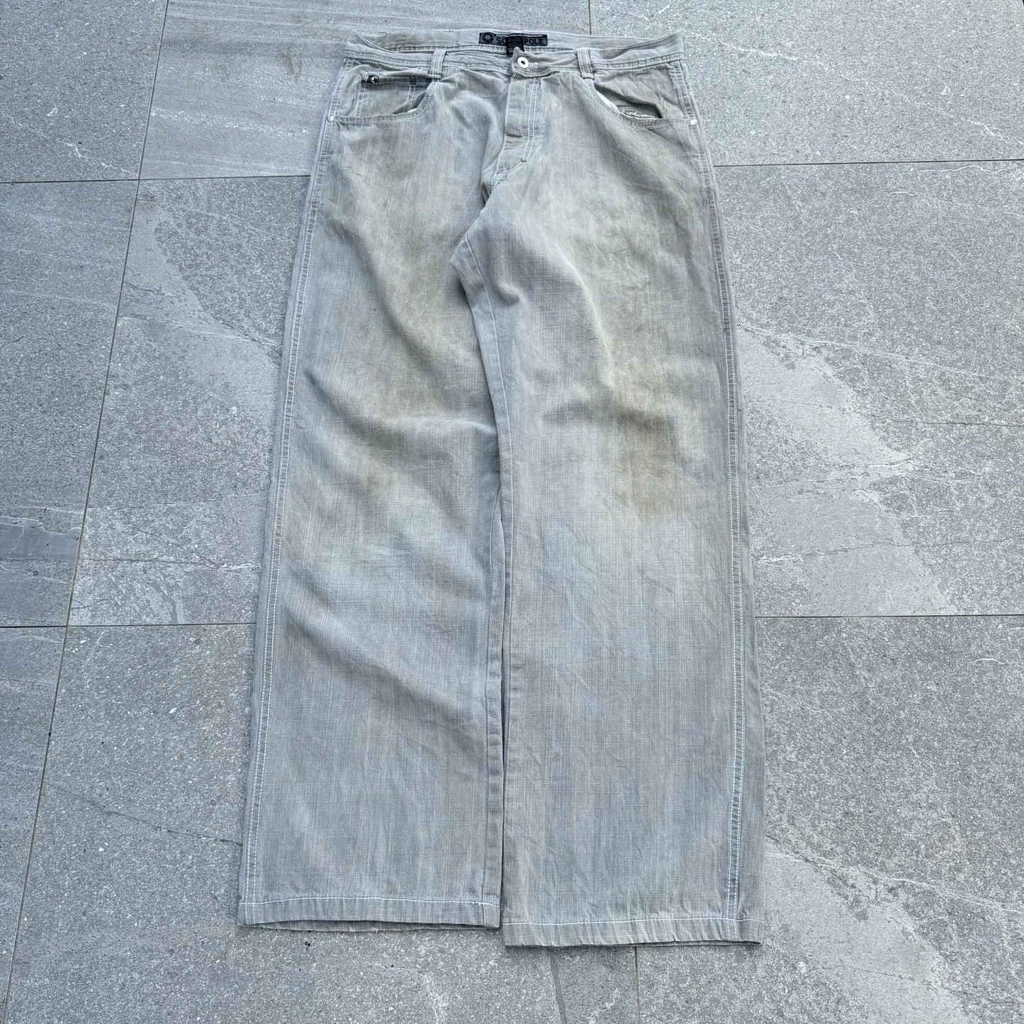 grey southpole jeans - 36x33”