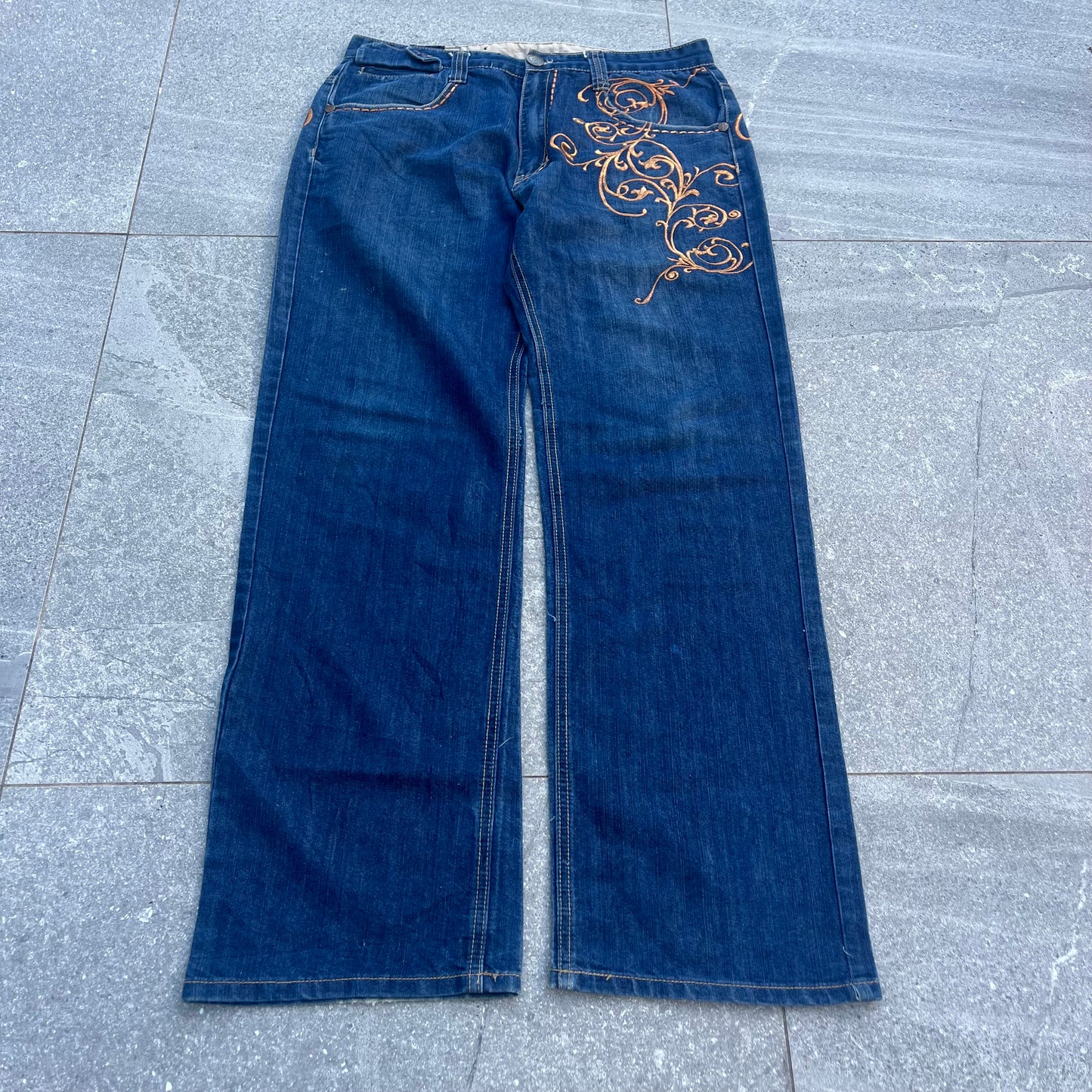 2000s delf jeans - 34”