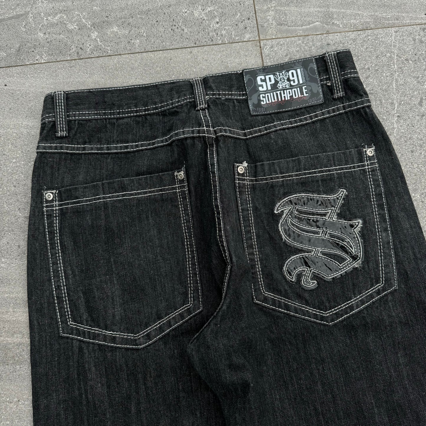 southpole S patch jeans - 32x29”