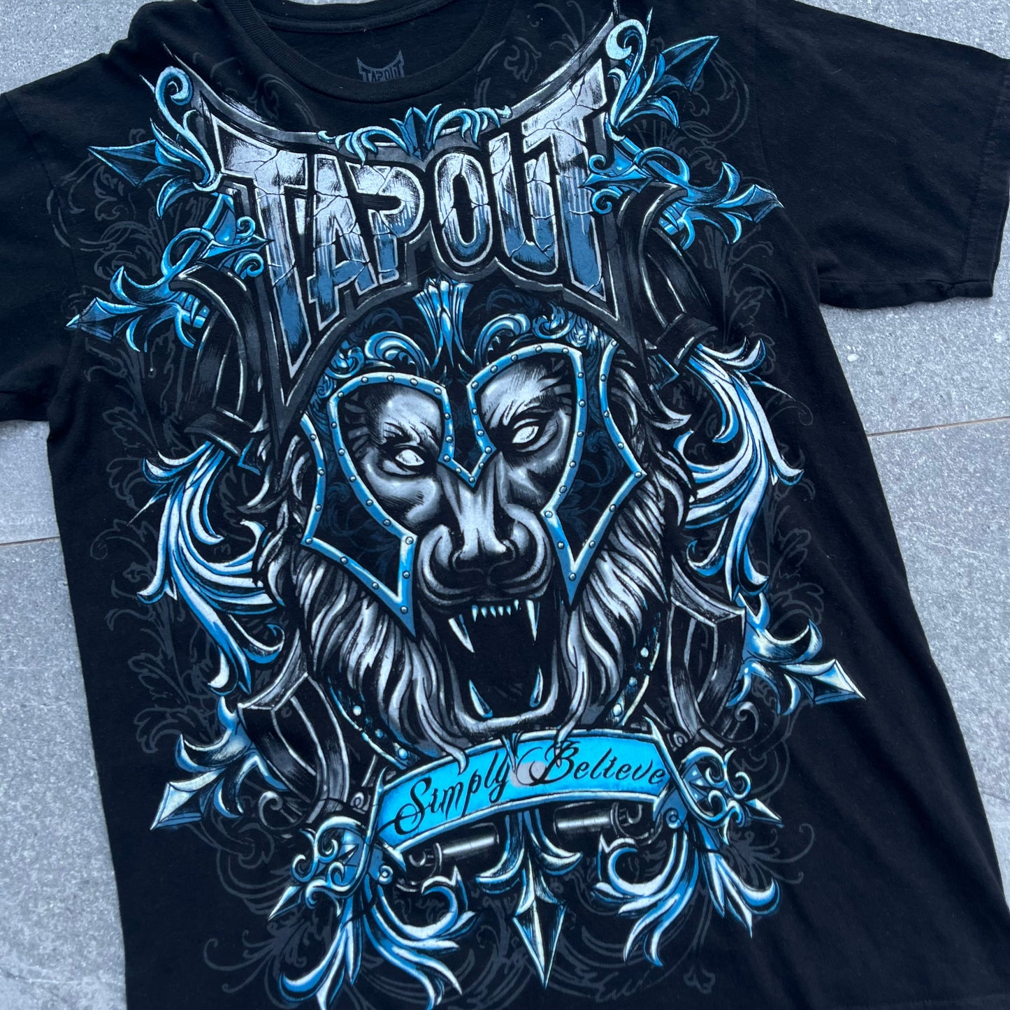 2000s tapout tee - L