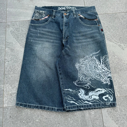 grail dogtown dragon jorts - 36x15”