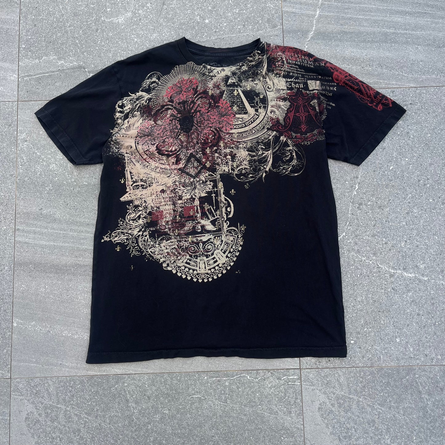 2000s affliction AOP tee - L