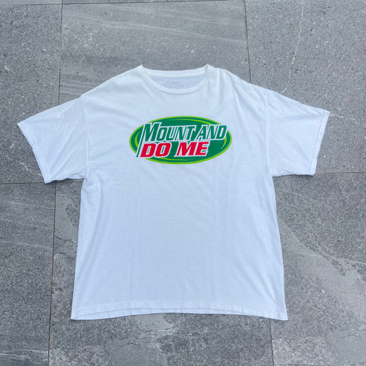 2000s mountain dew parody tee - XL