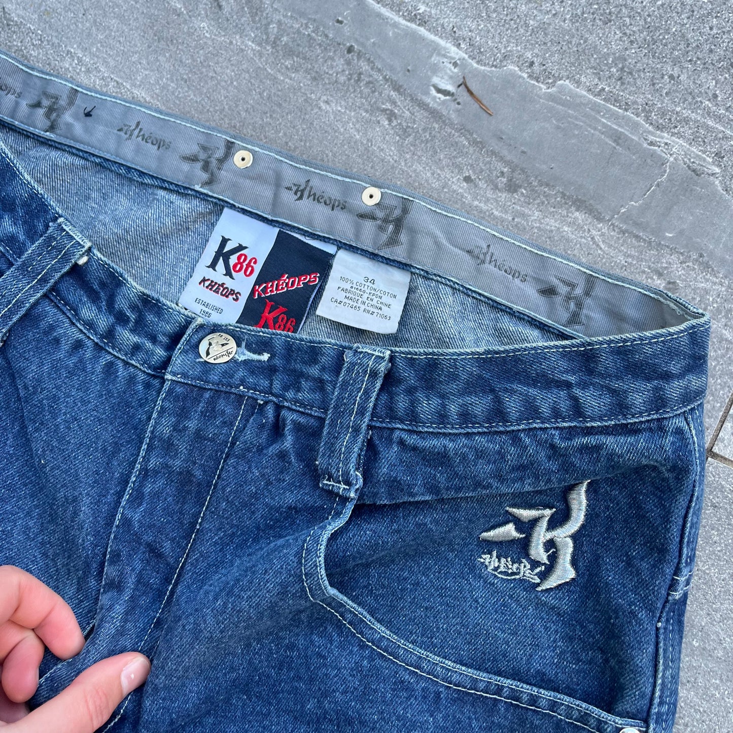 2000s khéops jeans - 34”