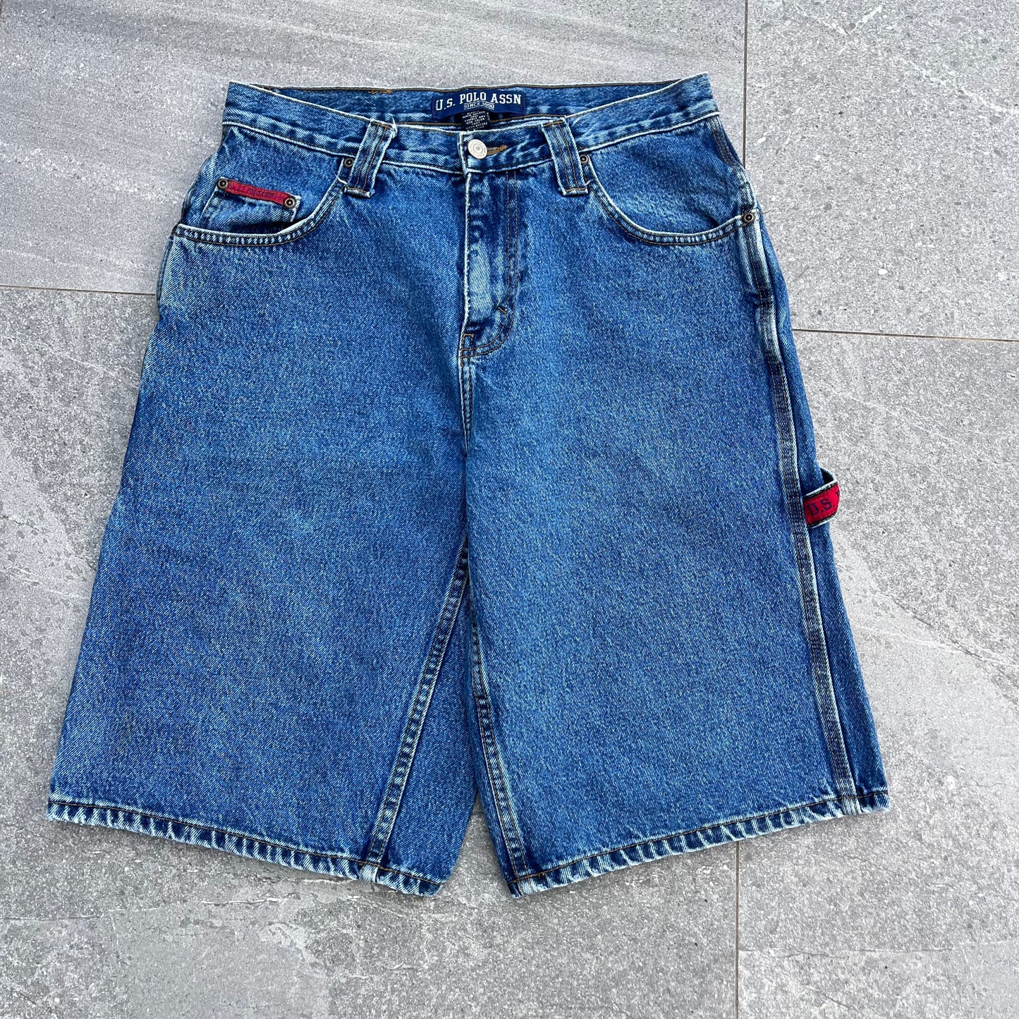 2000s polo assn jorts - 31”