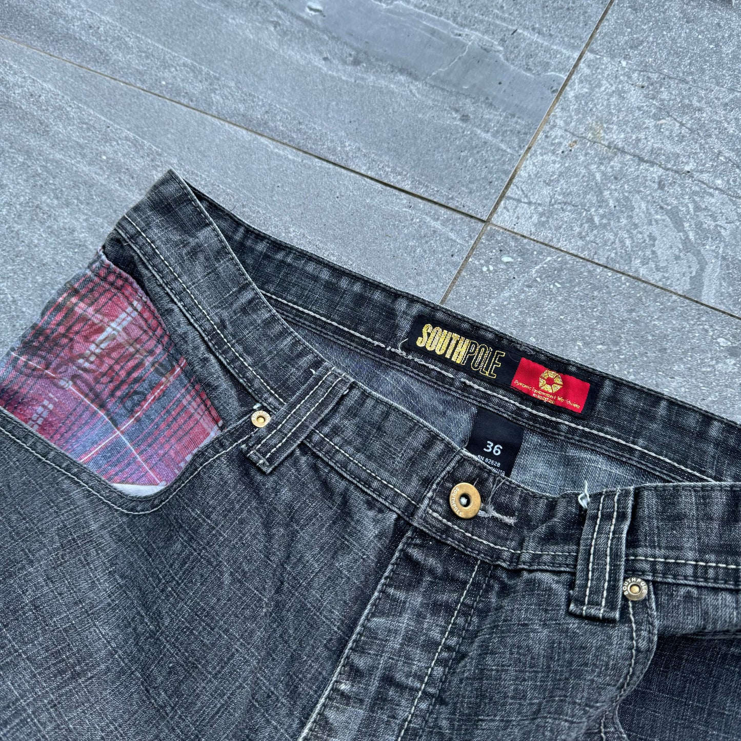 grail southpole jeans - 36x31”