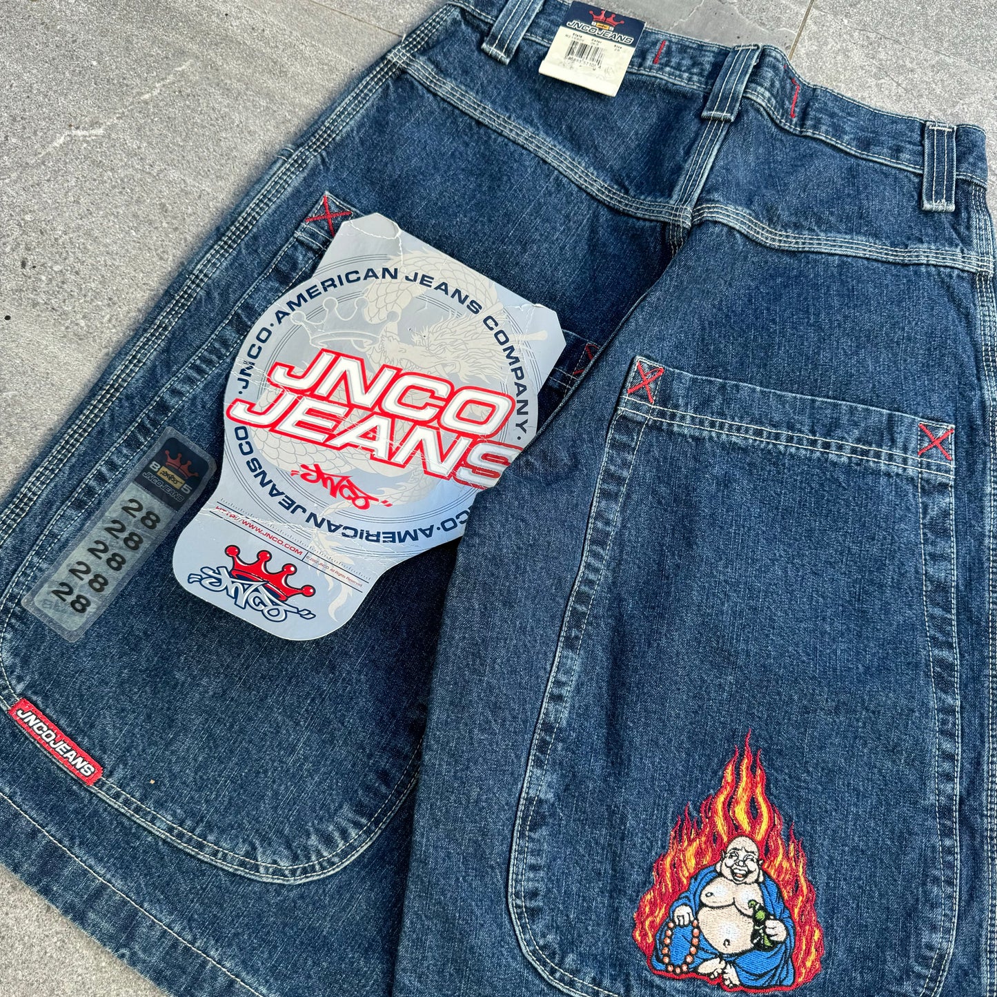 grail deadstock JNCO buddhas - 29”