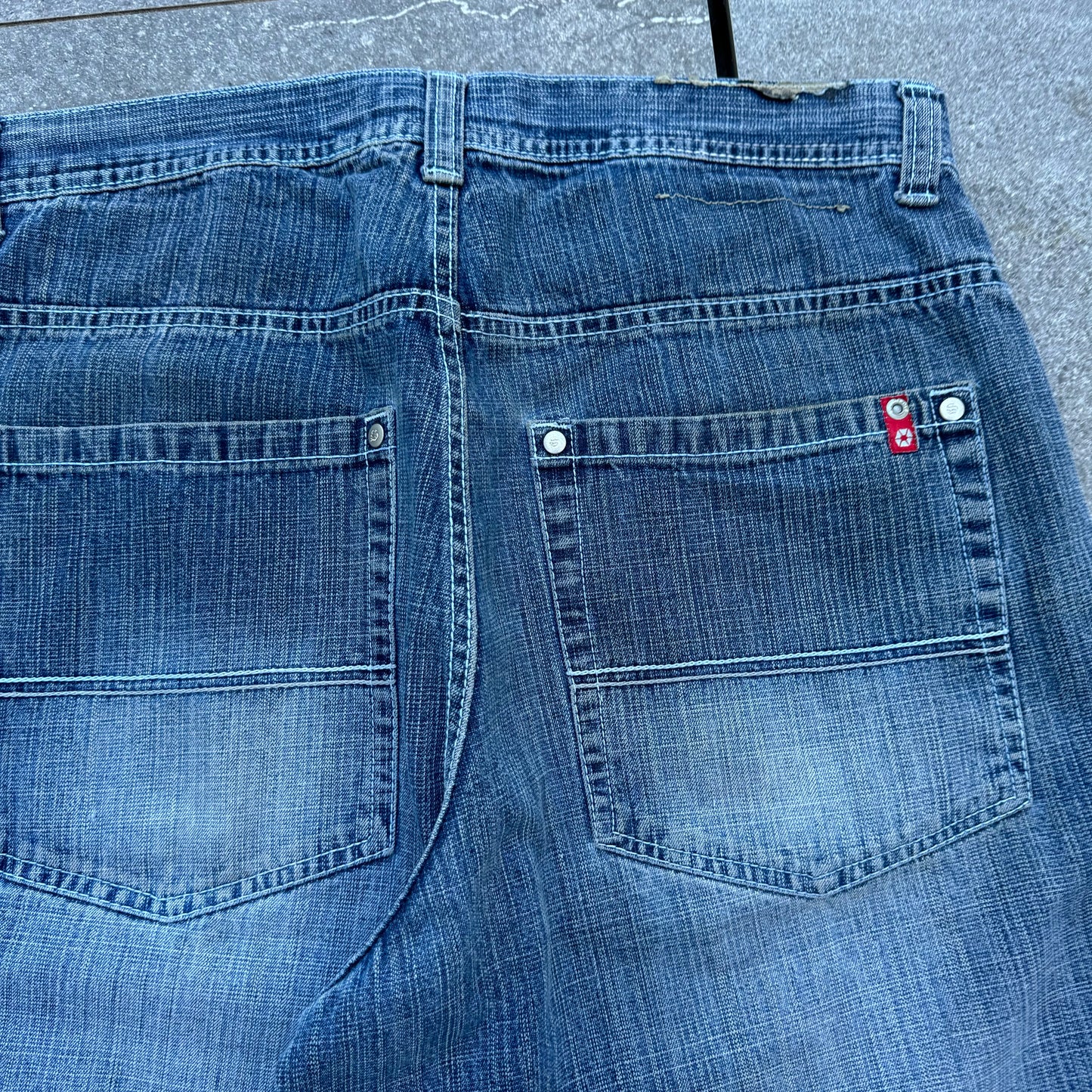 peak redtab jorts - 36x14”