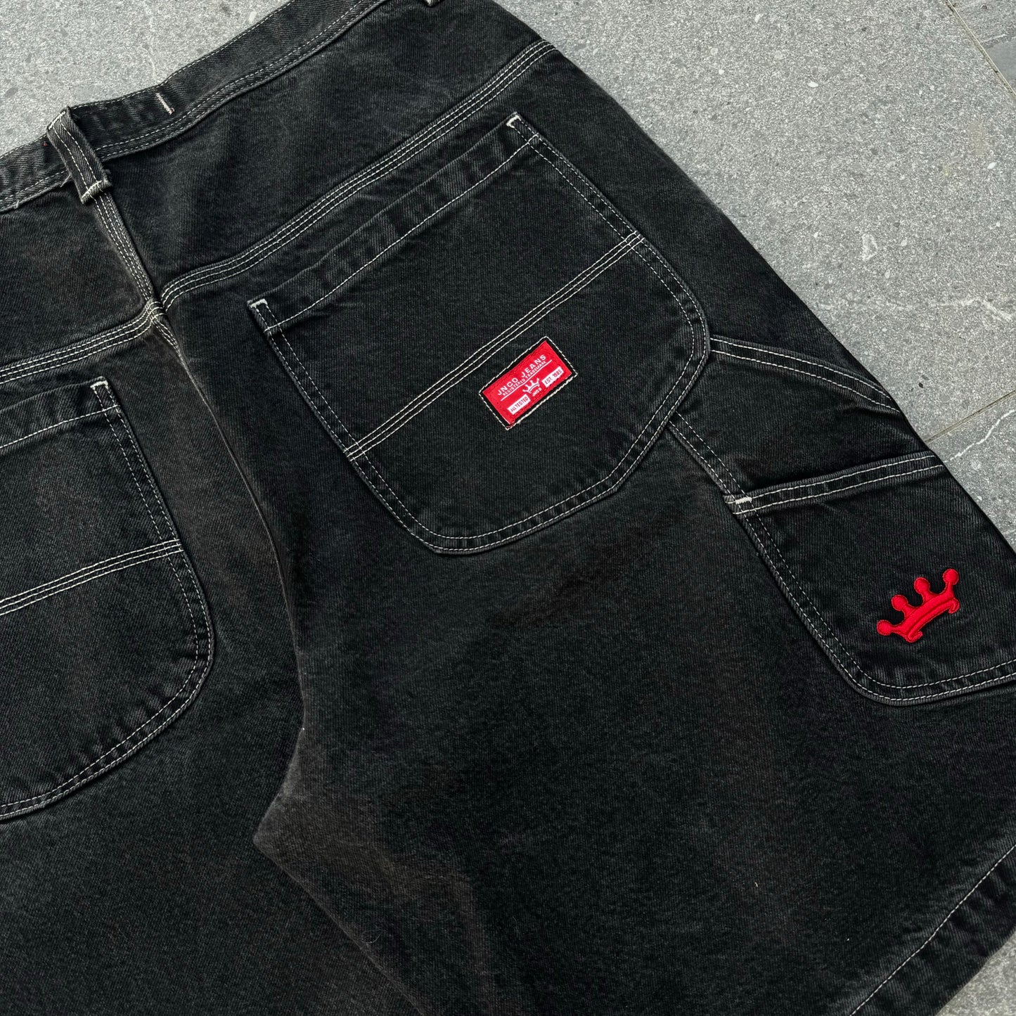 JNCO crown jorts - 38”