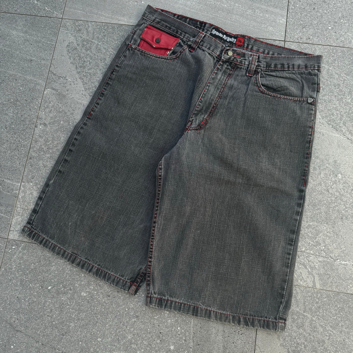 roman royalty jorts - 38”