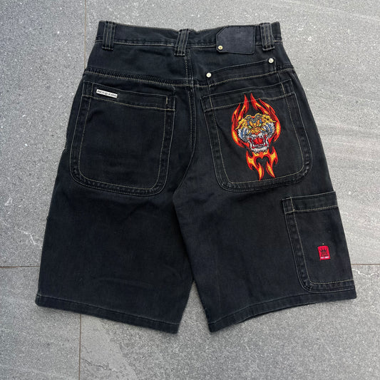 2000s jnco tiger jorts - 28”