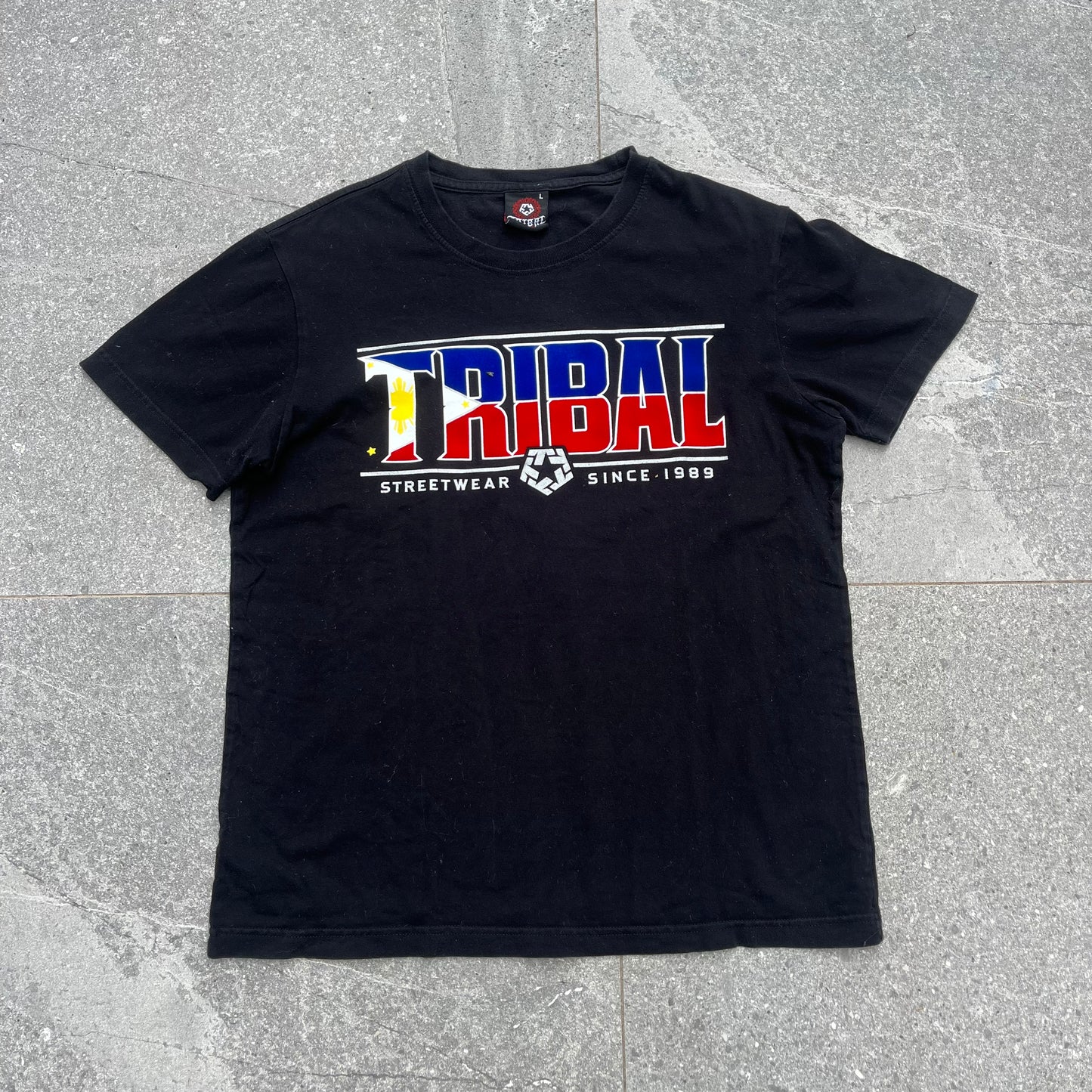 tribal filo tee - L