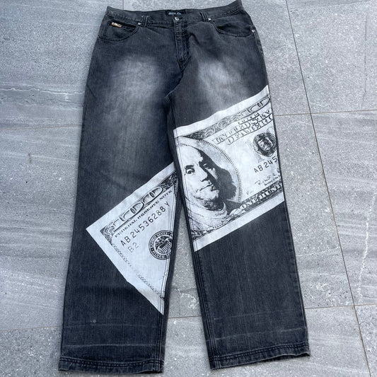 2000s hunnid dollar jeans - 40”