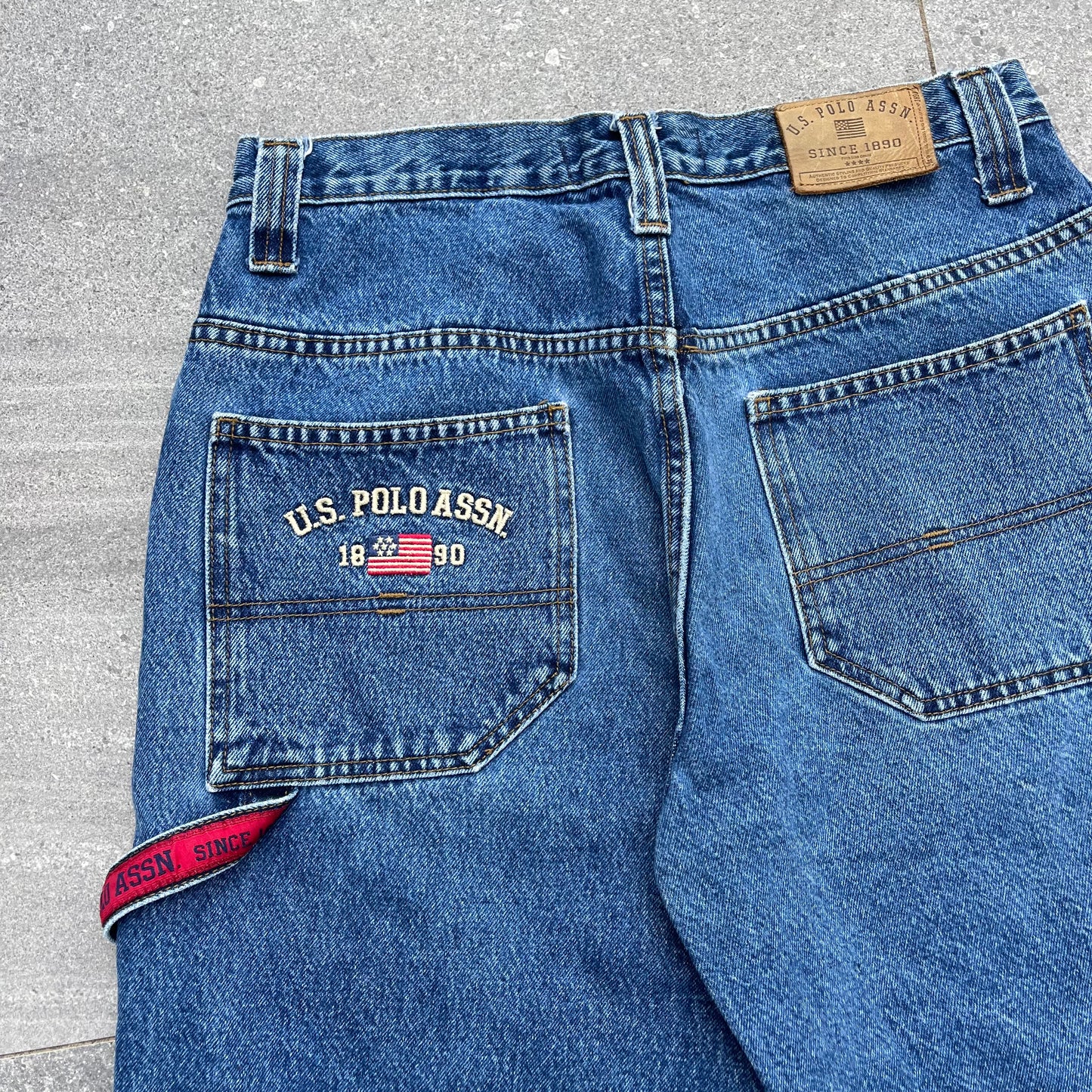 2000s polo assn jorts - 31”