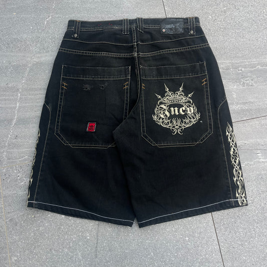 2000s JNCO barbwire jorts - 33”