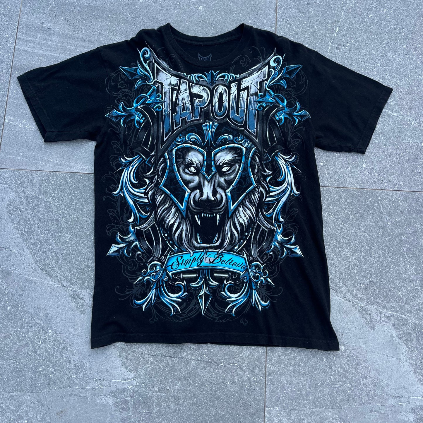 2000s tapout tee - L