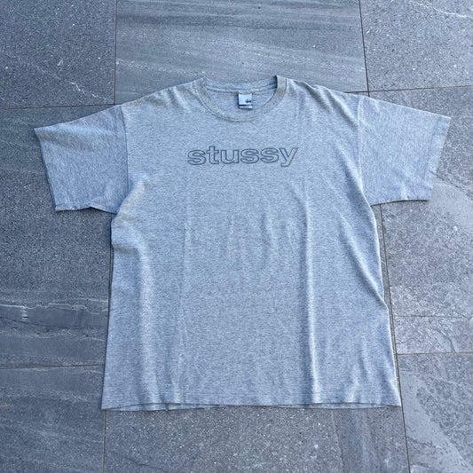 2001 stussy 3D logo tee - XL