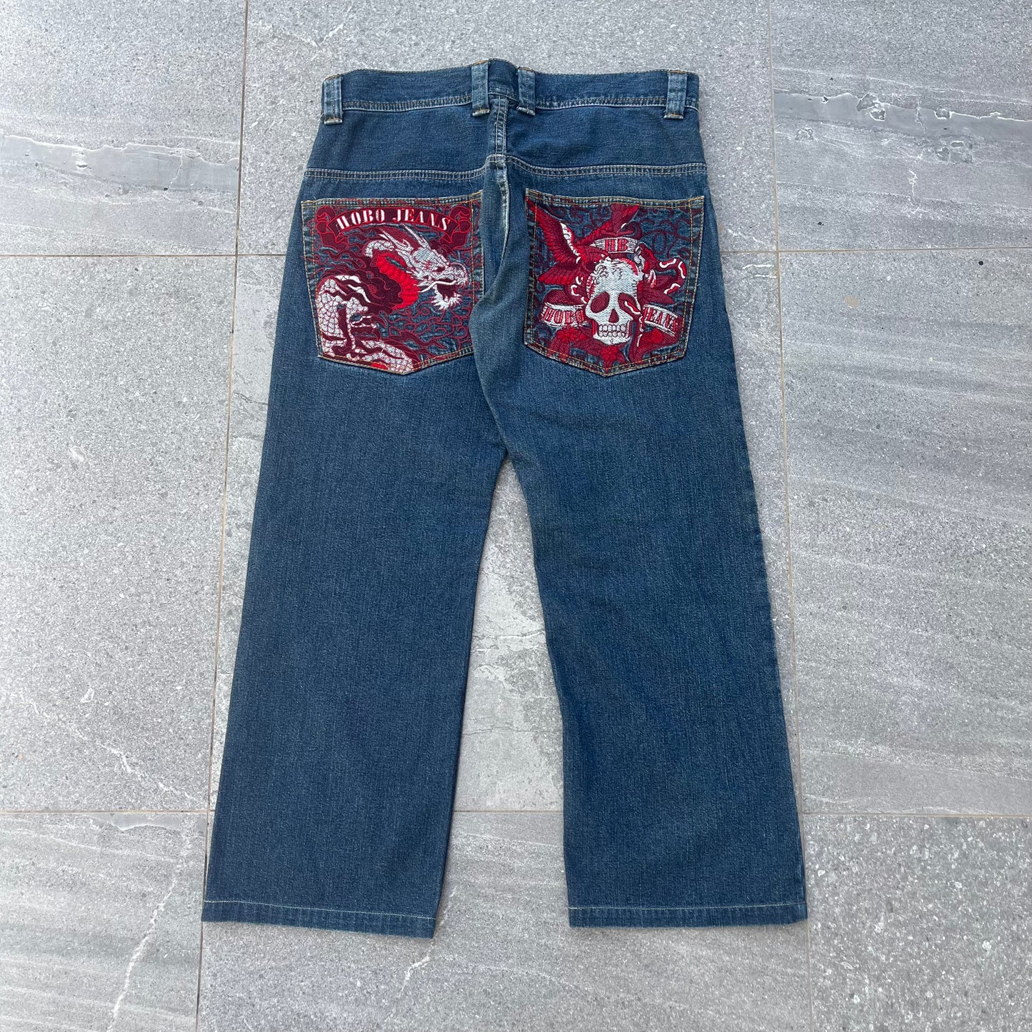 2000s hobo jeans - 34”