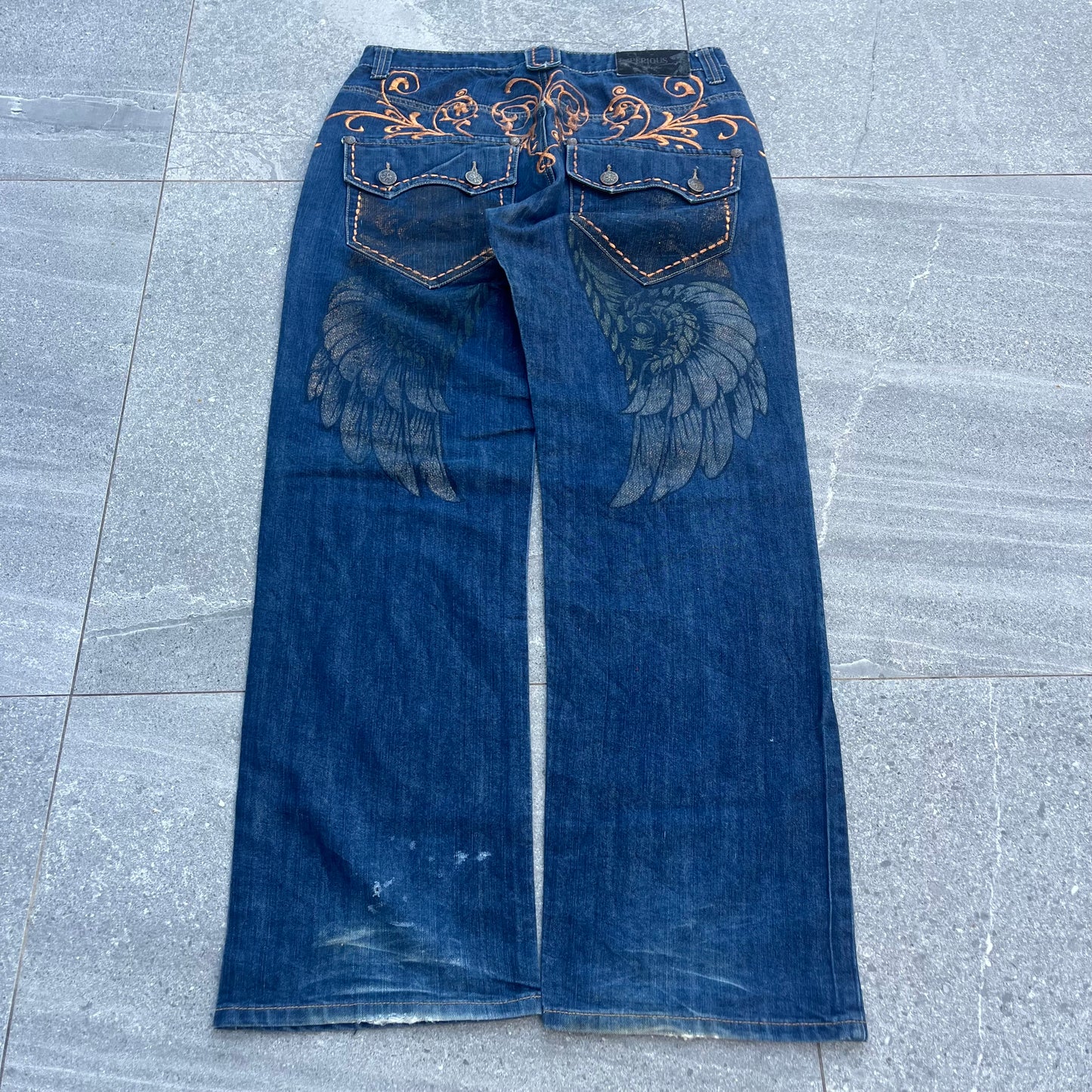 2000s delf jeans - 34”