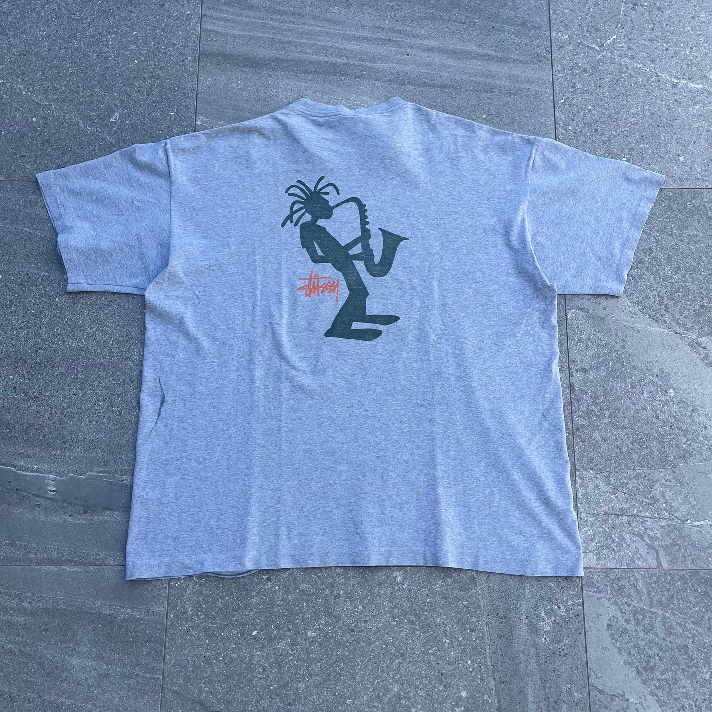 1997 stussy sax tee - XXL