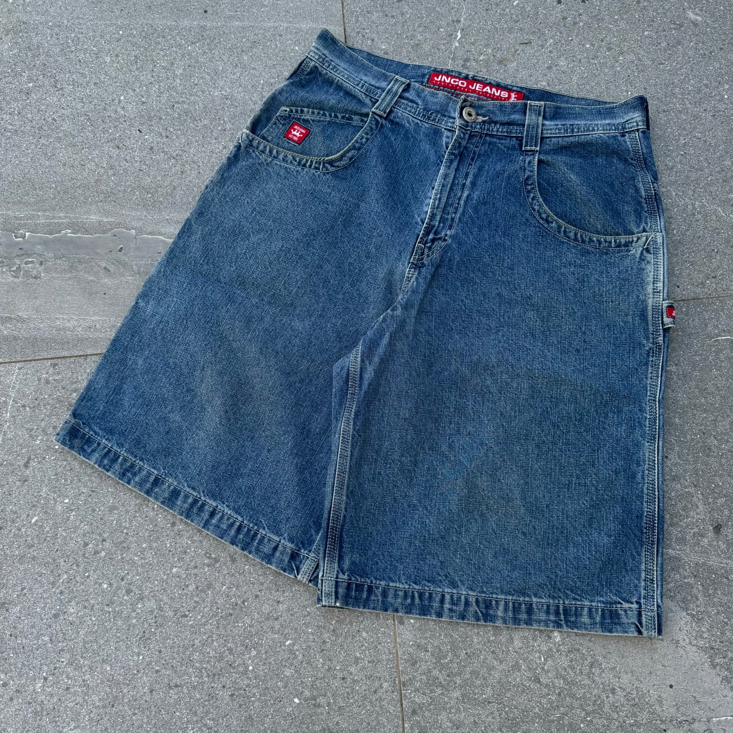 JNCO crown jorts - 33”