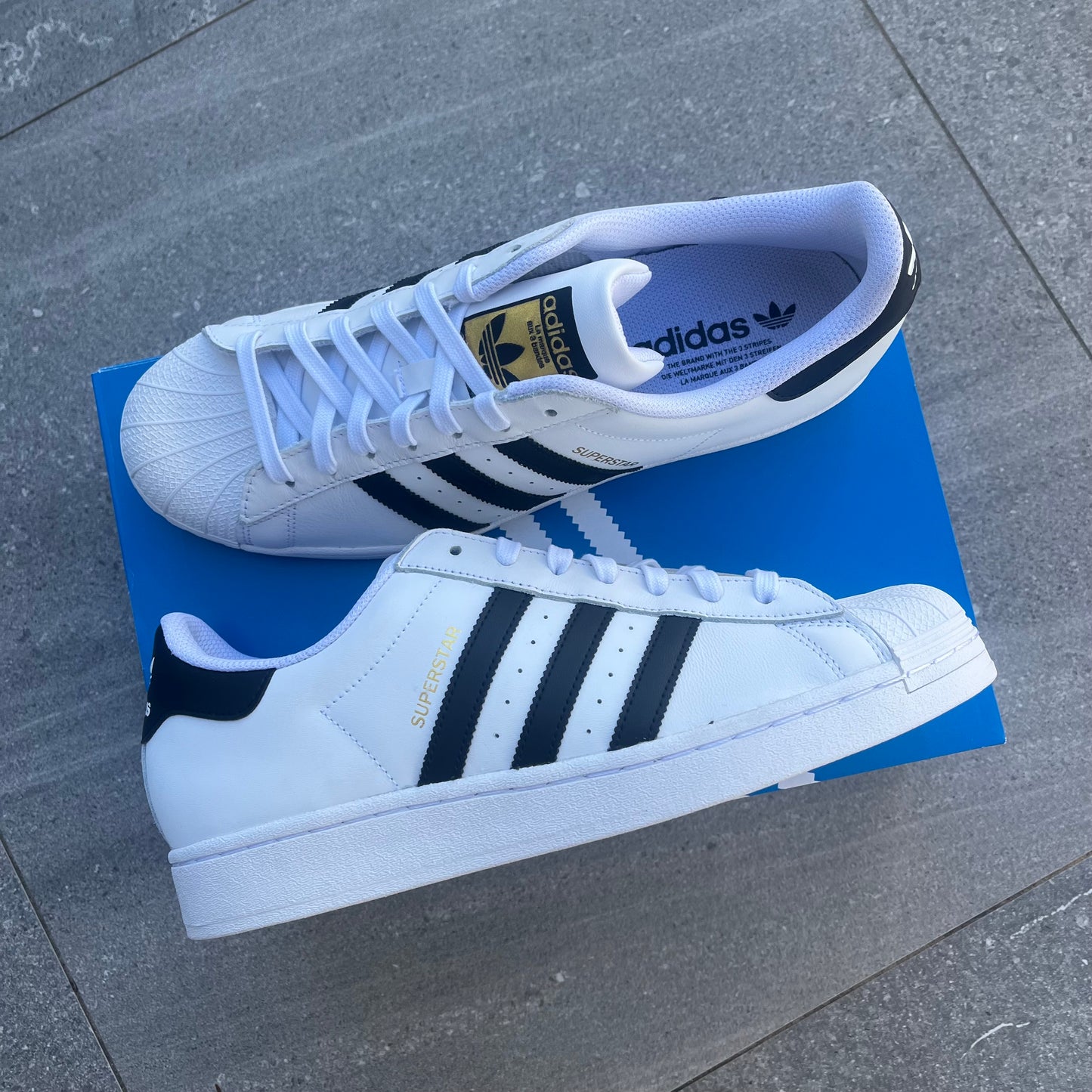 deadstock adidas superstars - multiple sizes available