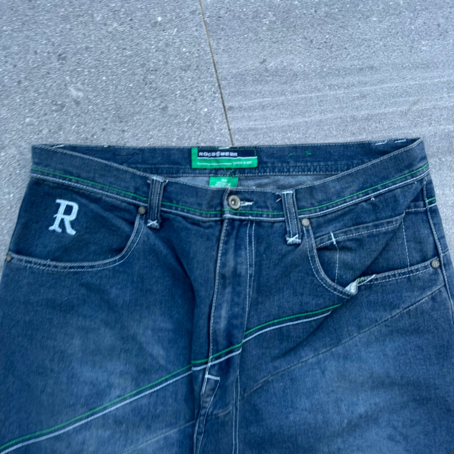 rocawear jorts - 36”