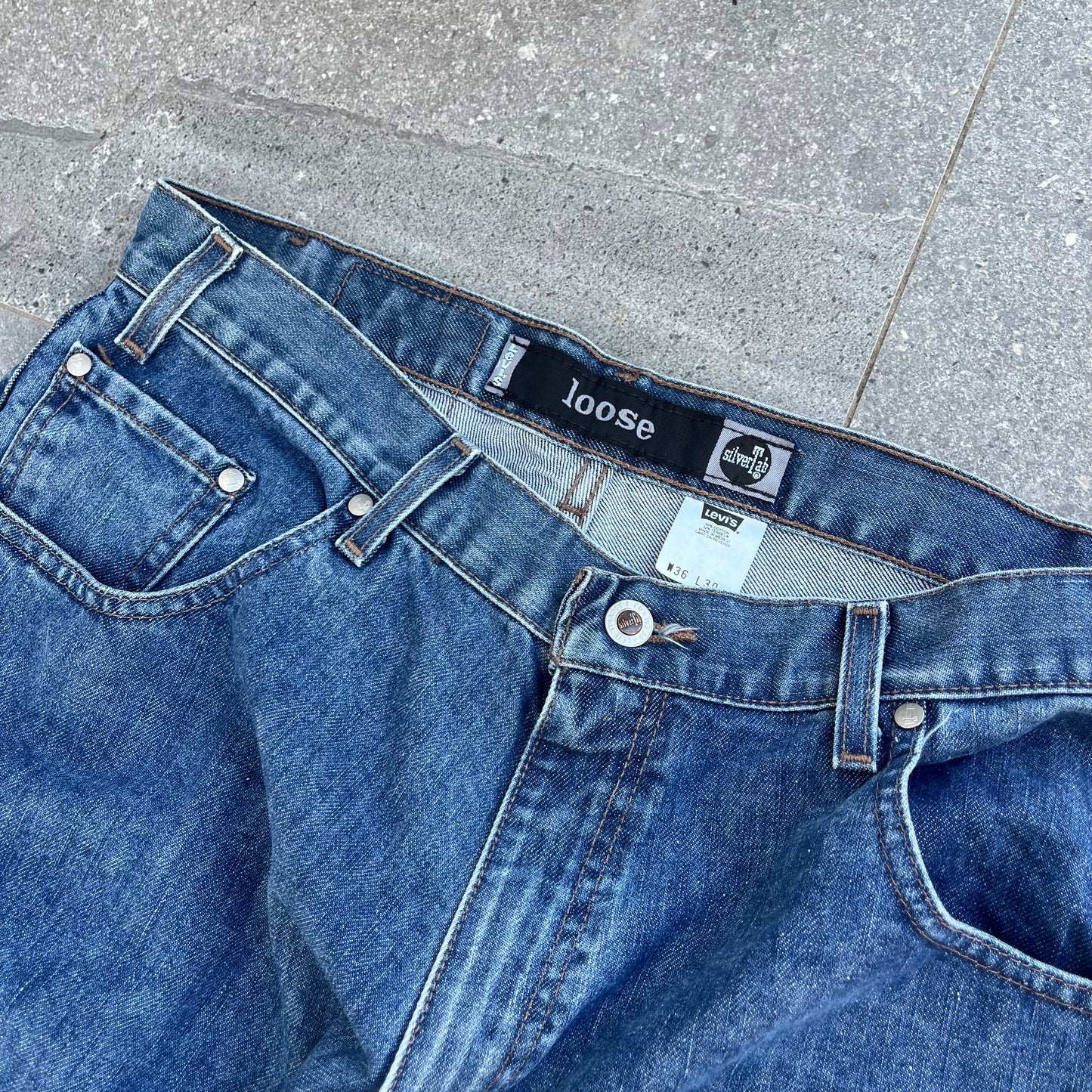 90s levi’s silvertab jeans - 36”