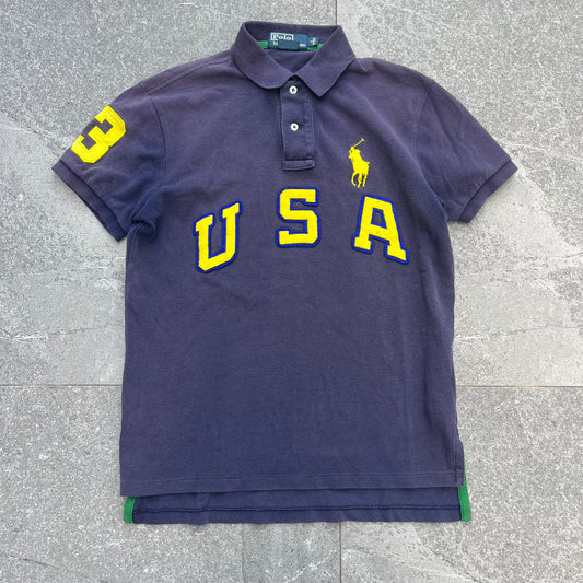 ralph lauren ‘usa’ polo - S