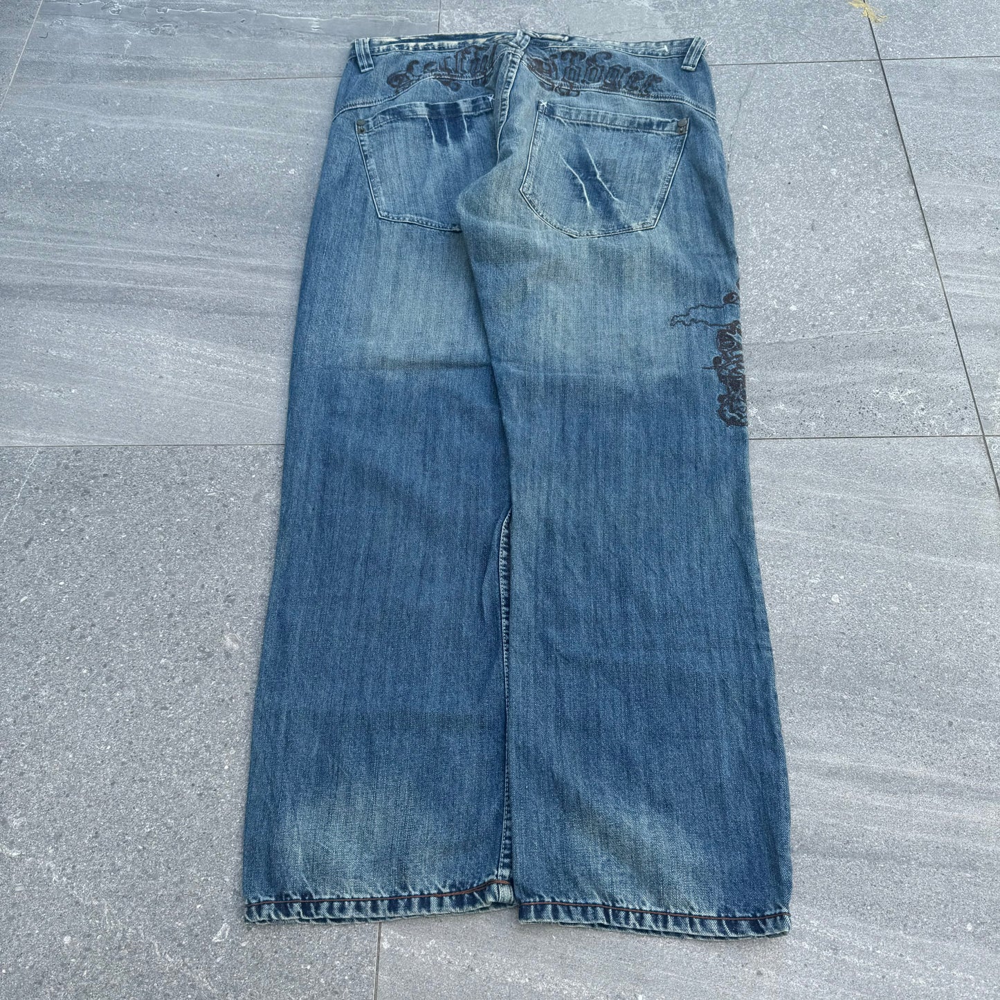 artful dodger AOP jeans - 38x34”