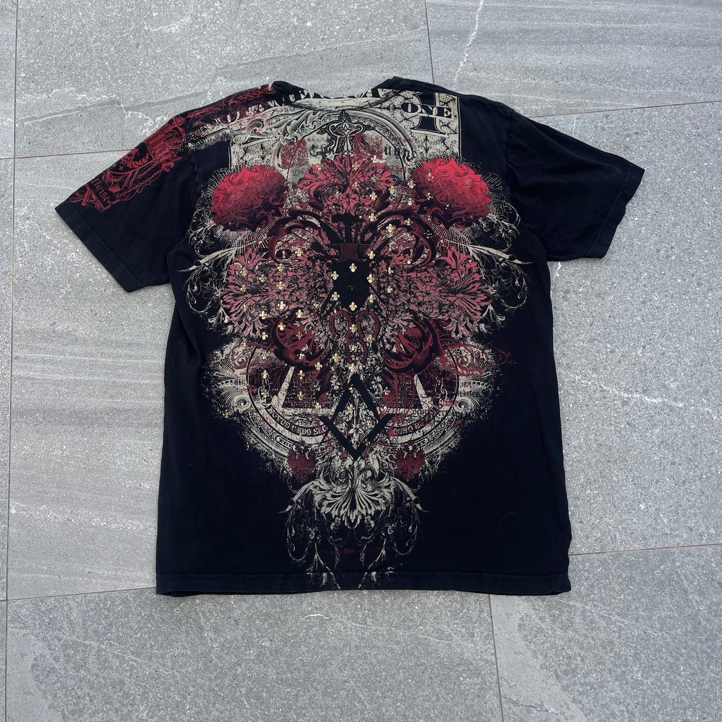 2000s affliction AOP tee - L