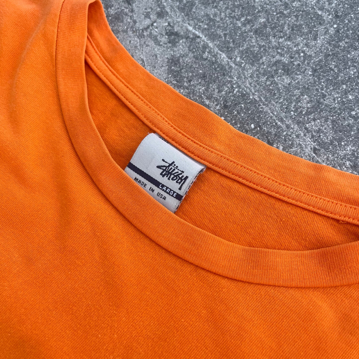 2001 stussy grid tee - L