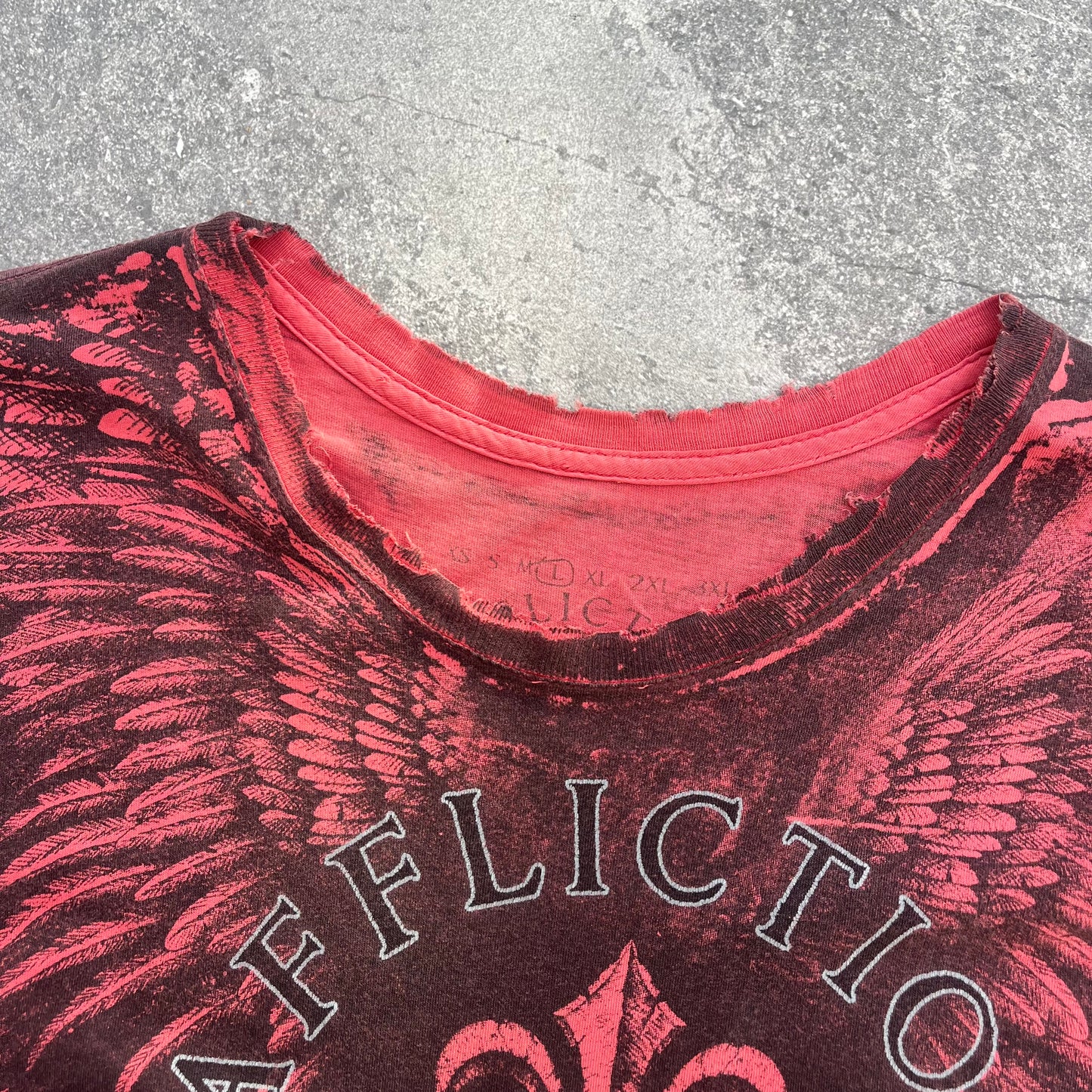 affliction tee - L