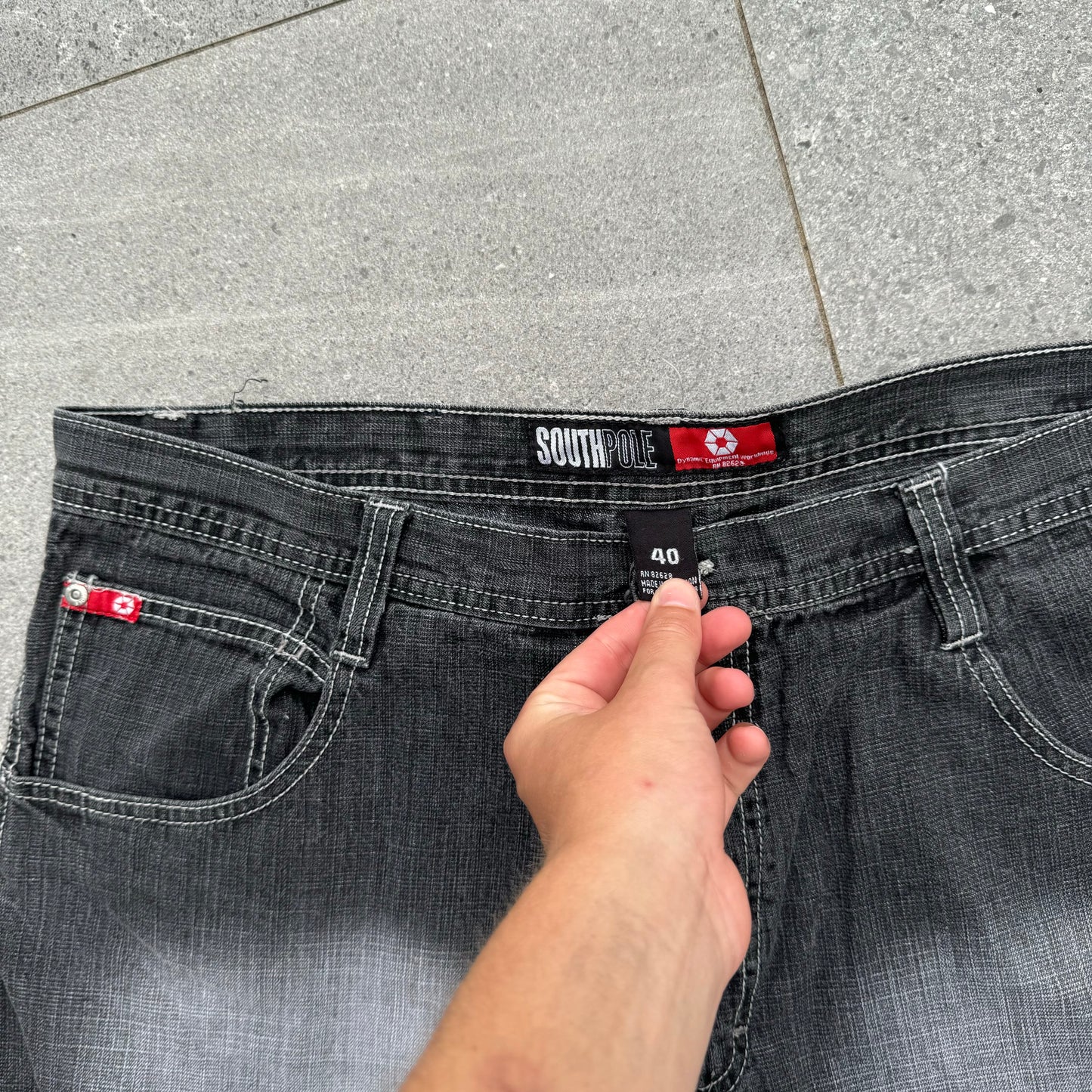 fat redtab jorts - 40x11”