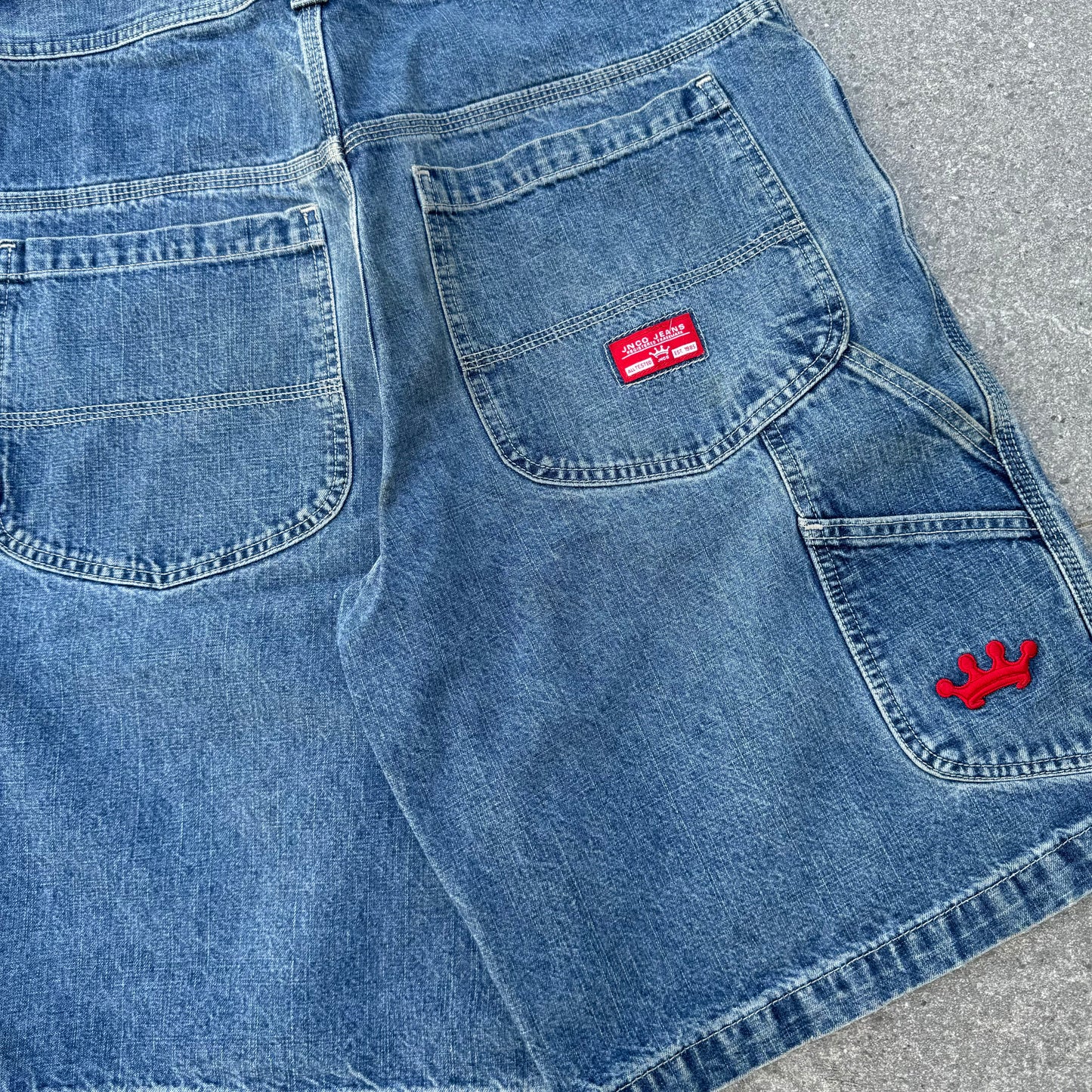 JNCO crown jorts - 33”