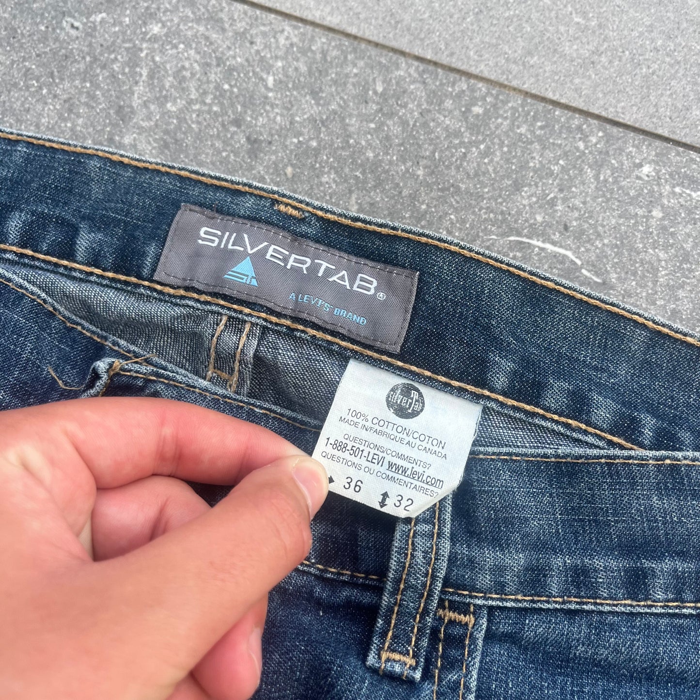 2000s levi’s silvertab jeans - 36”