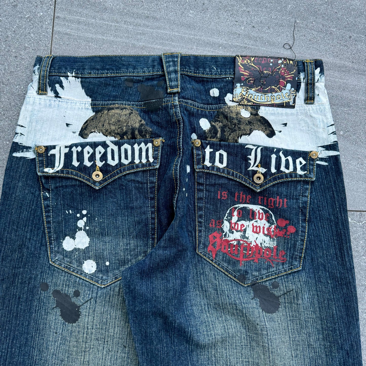 crazy southpole jeans - 38x33”