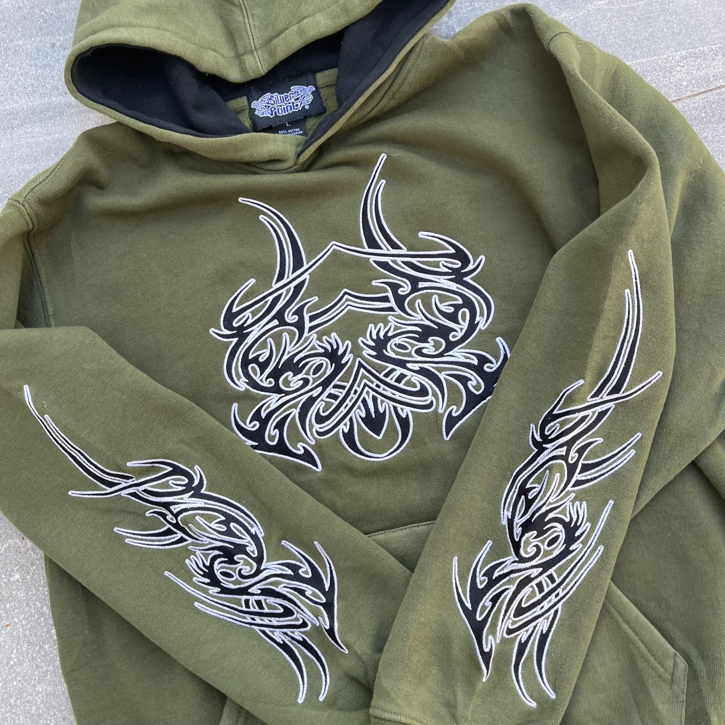 2000s silverpoint hoodie - S/M