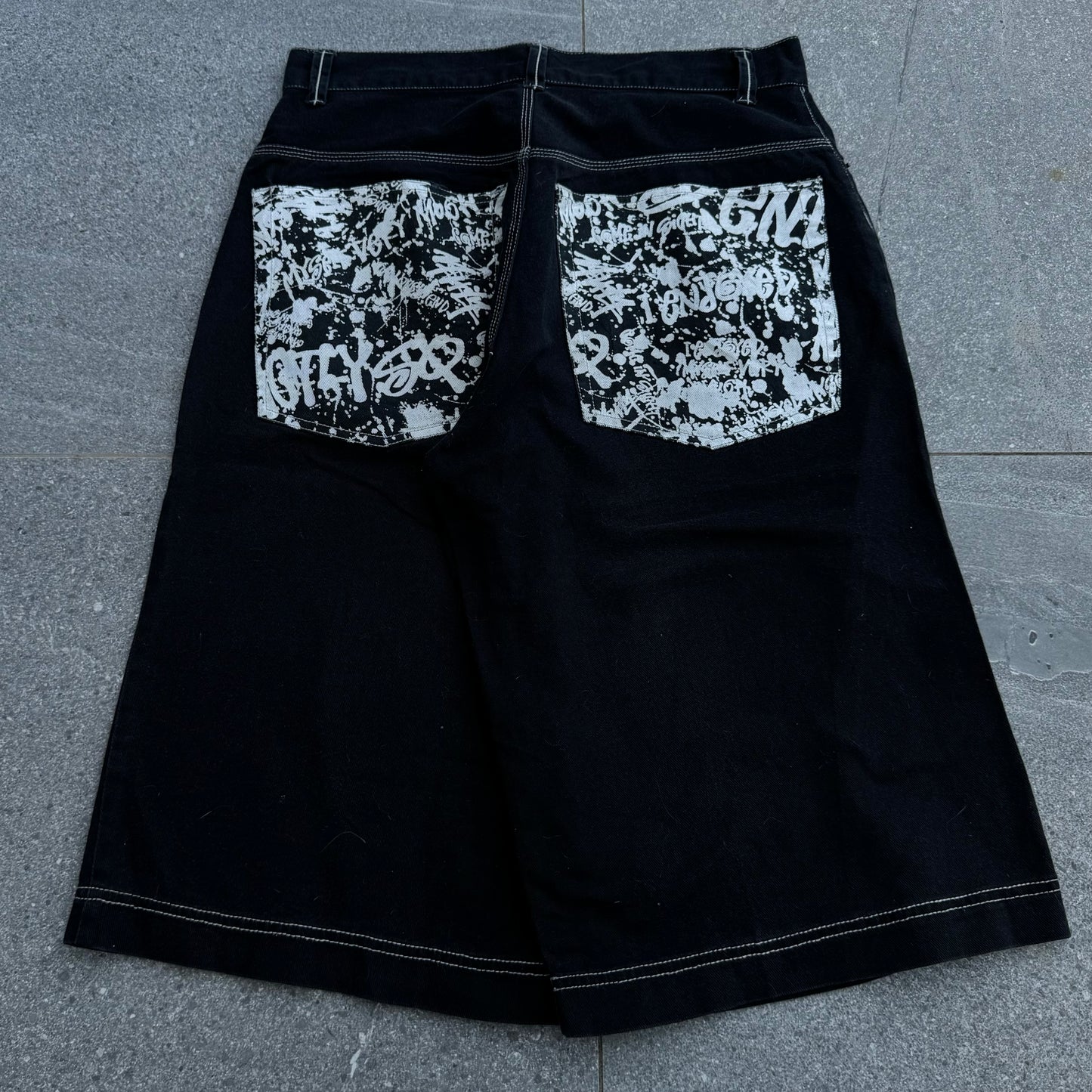 graffiti style jorts - 33”