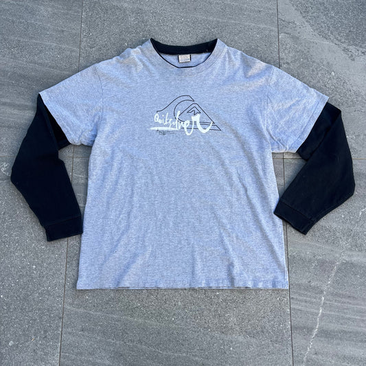 2000s quiksilver longsleeve - L