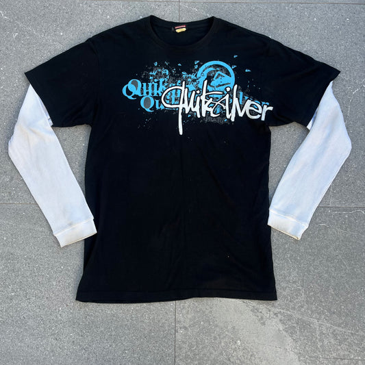 2000s quiksilver longsleeve- XL